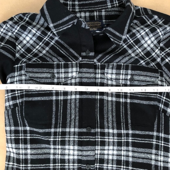 Pendleton 100% virgin wool black&white pla… - Picture 4 of 4